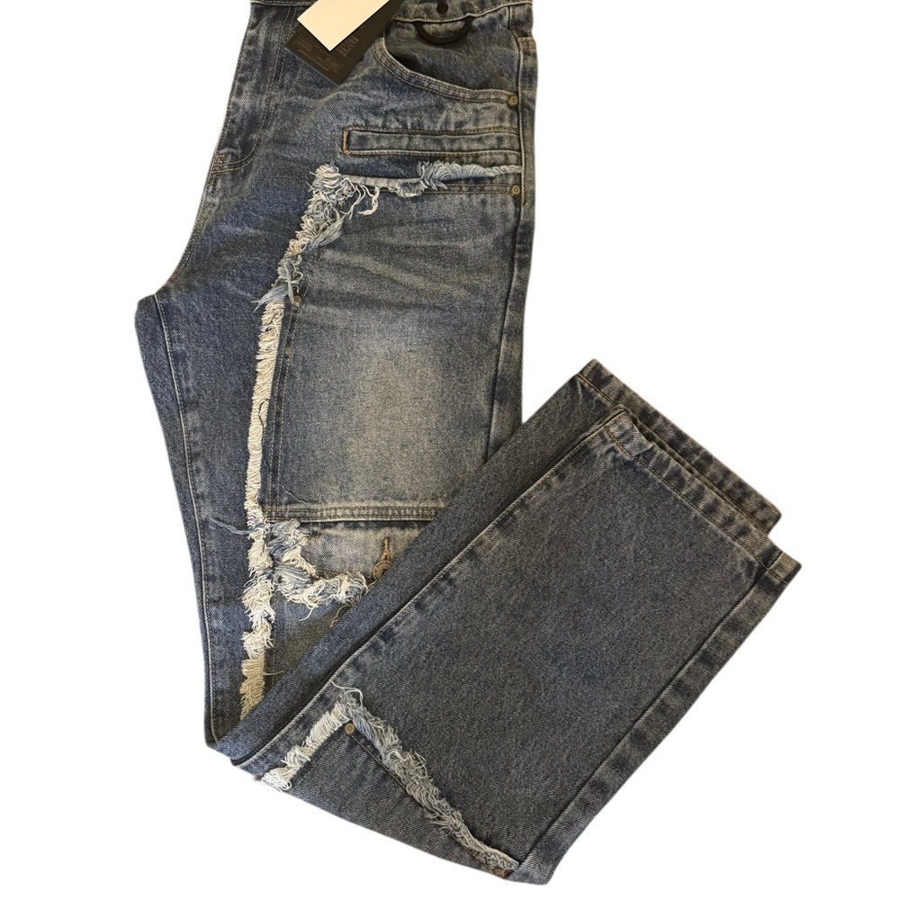 Public Desire Men's Ripped Gray Jeans size 34 x 32
